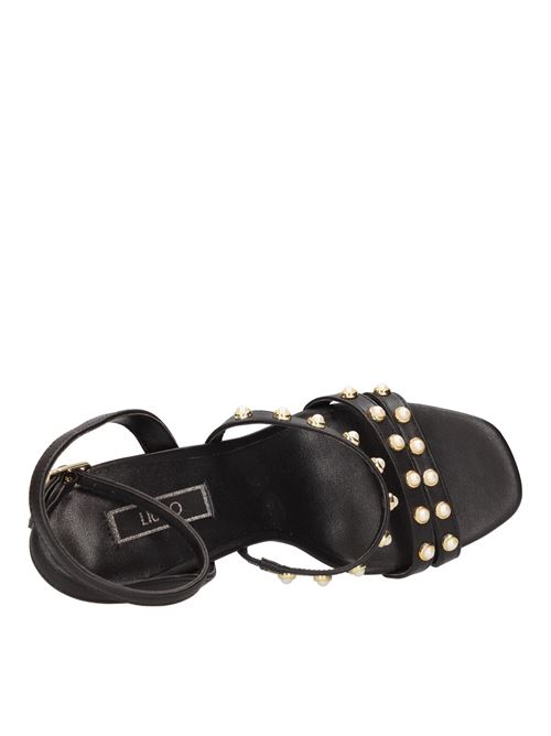 Leather sandals LIU JO | SA3107 P0062NERO